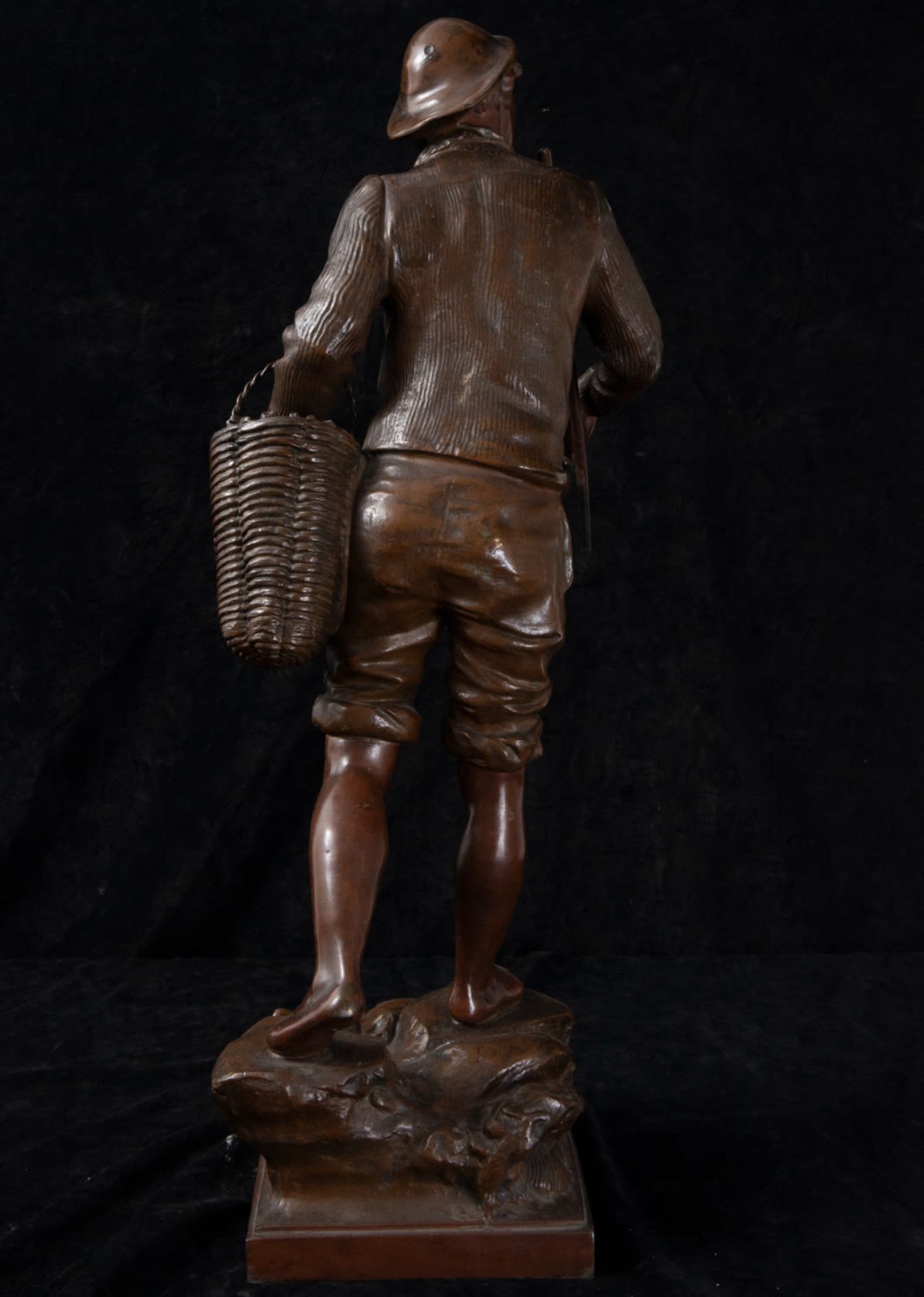 Bronze sculpture of a male figure, French school, 19th - 21st centuries - Bild 5 aus 5