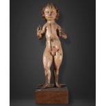 Large Enfant Jesus of the Ball of Mechelen, Gothic school of Mechelen from the 15th century