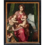 Virgin of the Milk with Jesus and St. John, Florentine school from the mid-16th century