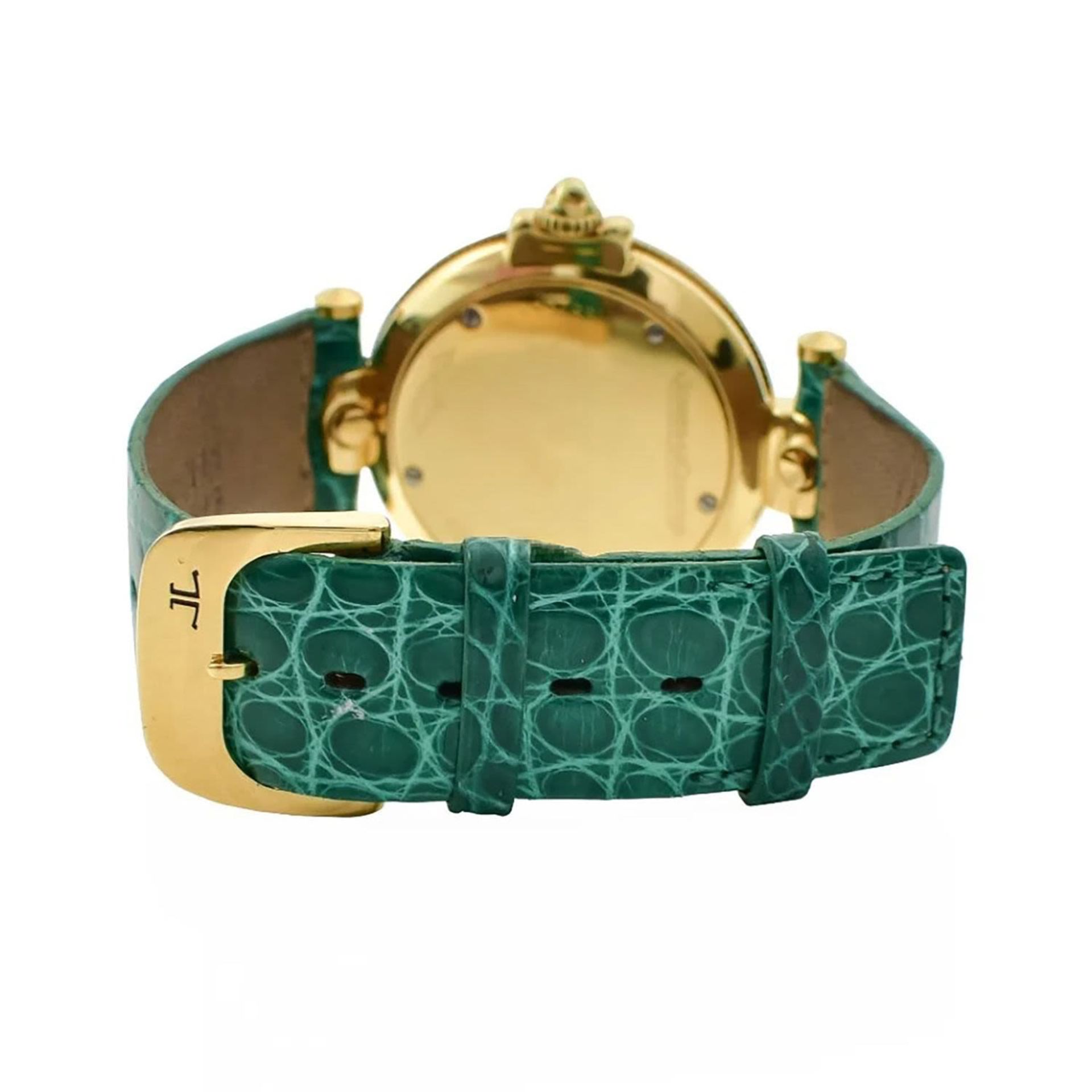 Elegant Vintage Jaeger Le Coultre wristwatch in 18k gold Rendez-Vous model. For Lady - Image 5 of 5