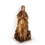 Important sculpture of Sainte Anne, school of Alonso de Berruguete (Paredes de Nava, c.1490-Toledo, 