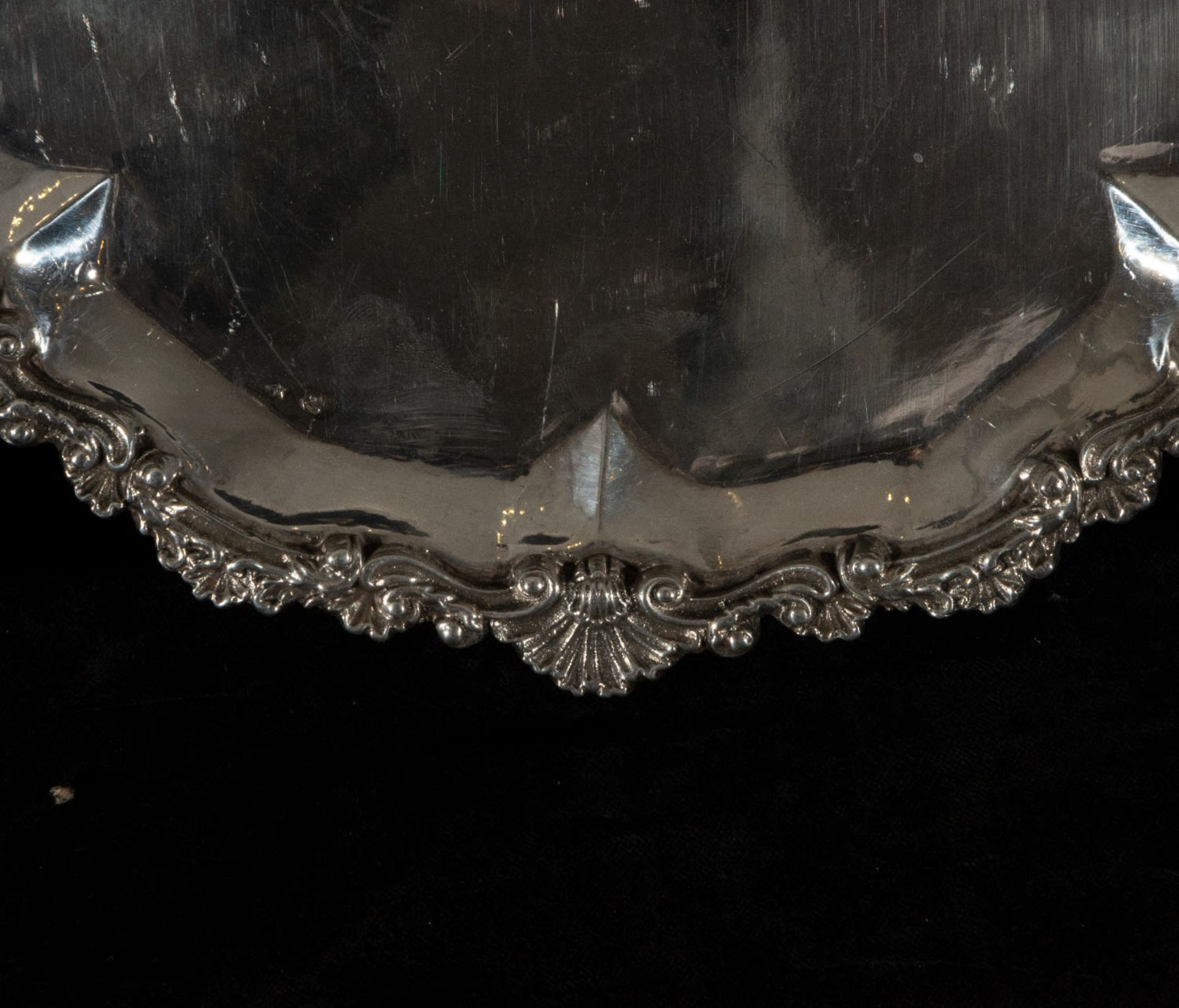 Platero López, 19th - 20th century, Madrid brands, pair of 925 sterling silver trays - Bild 5 aus 5