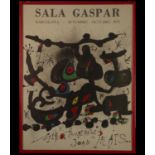 Poster, Joan Miró (Barcelona, ​​1893-Palma de Mallorca, 1983), 20th century