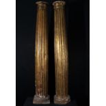Important Pair of Portuguese or Italian Renaissance columns from the 16th century