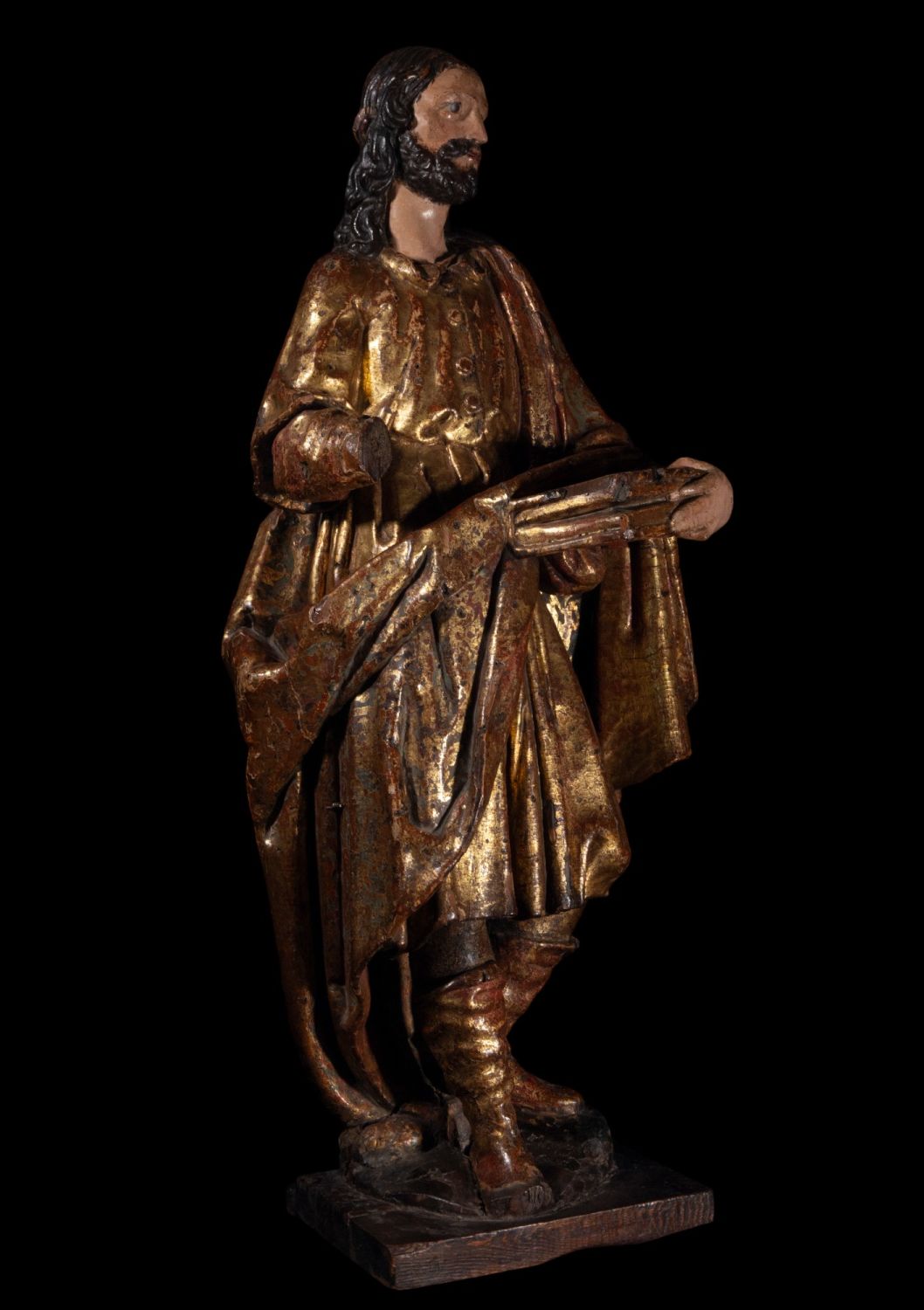 Large Romanist Sculpture of Saint John the Evangelist, Cologne, Southern Germany, 16th century - Image 3 of 4