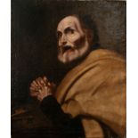 Penitent Saint Peter, Neapolitan school of the 17th century, follower of Giuseppe de Ribera