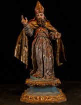 Sculpture of Saint Nicholas of Bari, 17th century