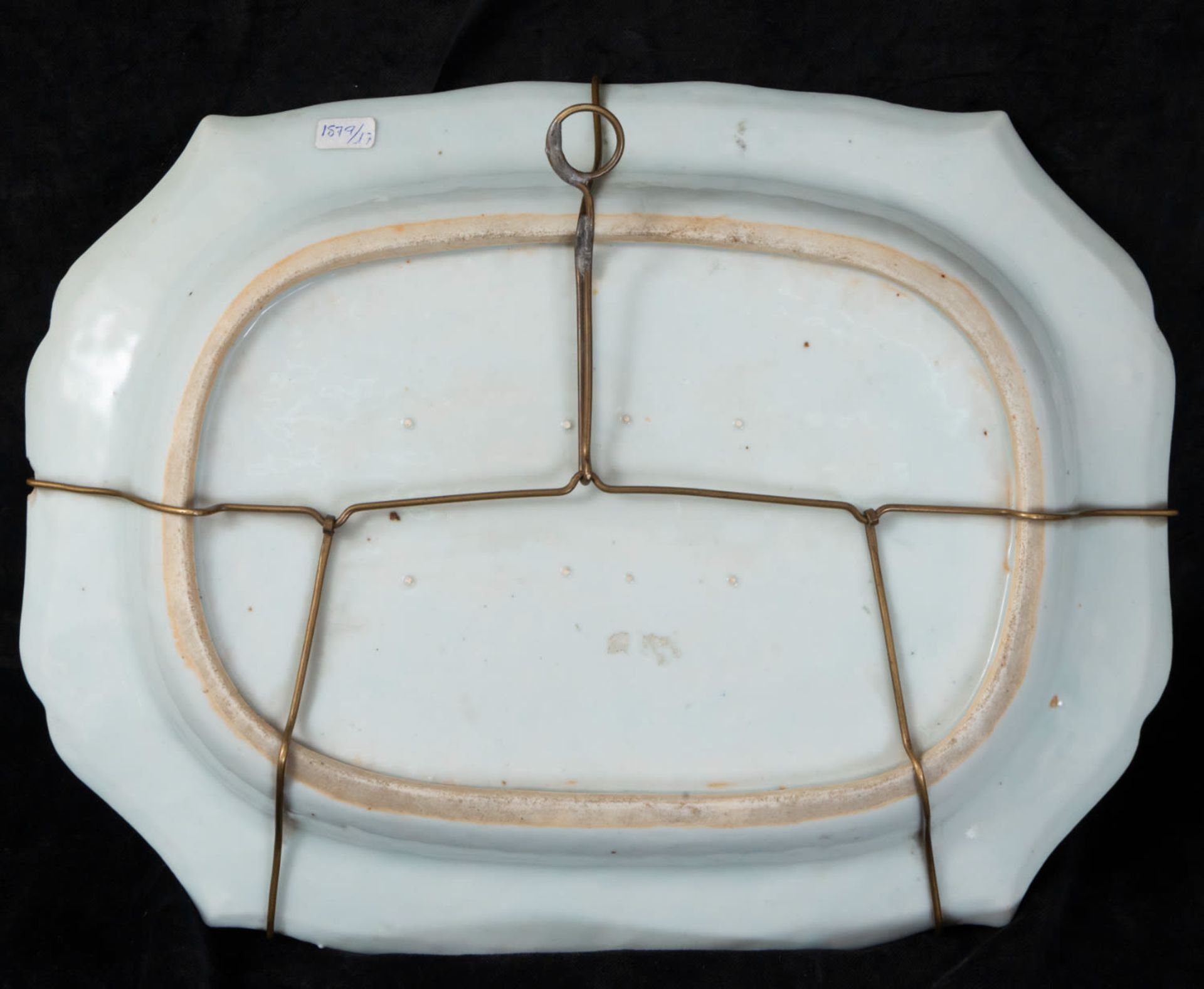 Tray with Chinese characters from the Rosa series, 18th century - Bild 3 aus 3