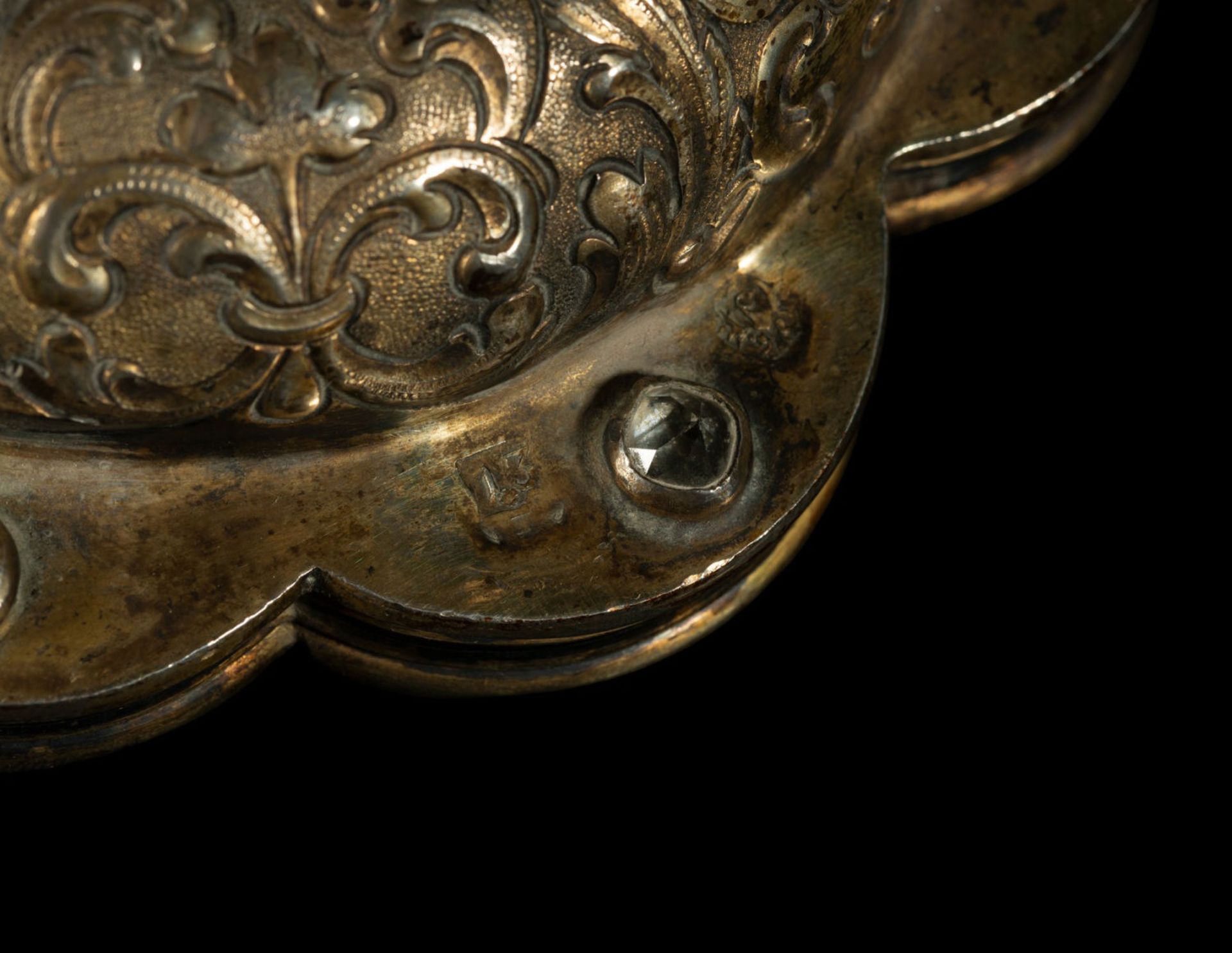 Exceptional Large Plateresque Style Chalice - Renaissance in Sterling Silver and semi-precious stone - Bild 2 aus 12