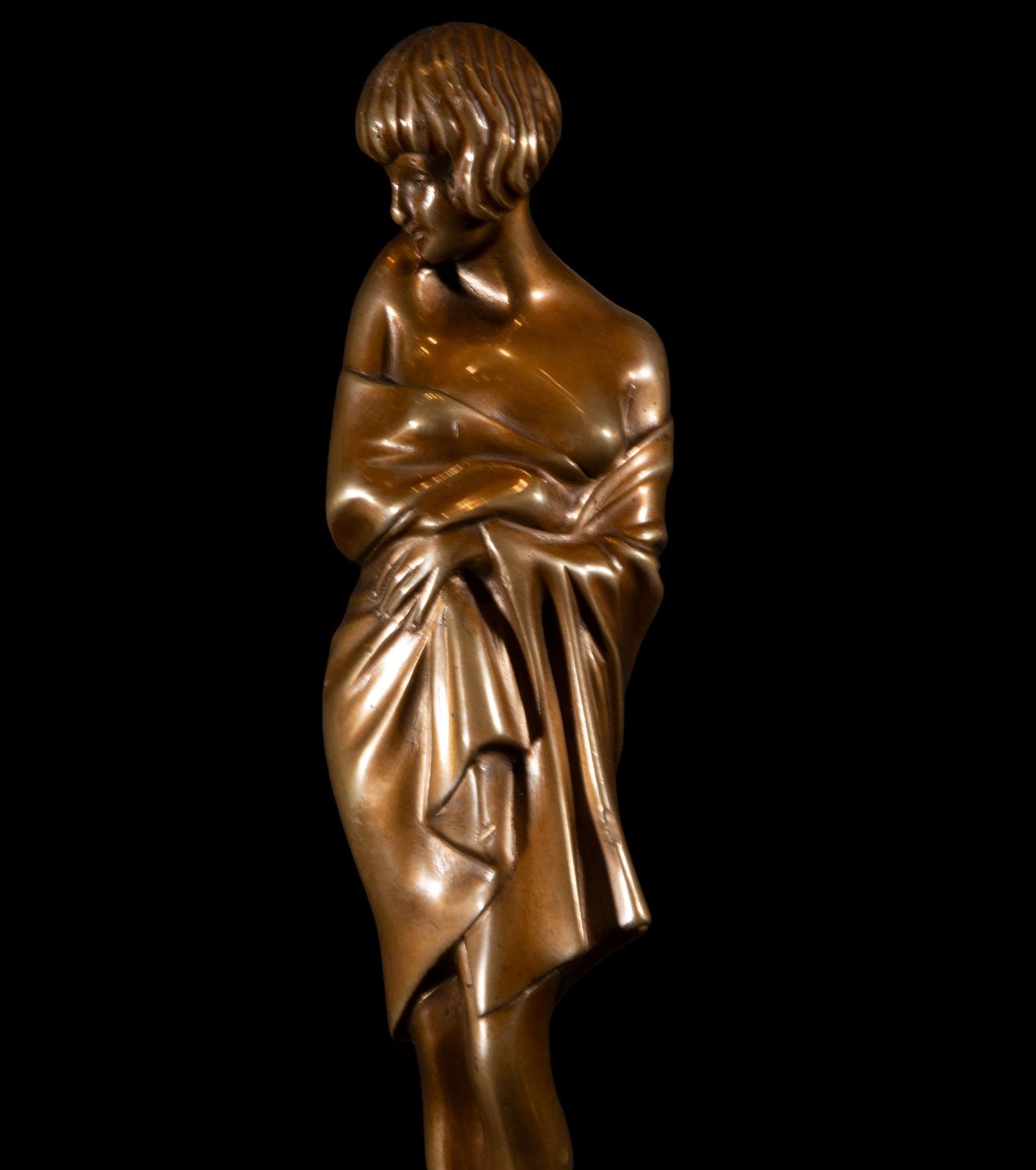 Art Deco Bronze Dancer, 1920s - Image 2 of 7