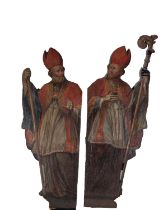 San Roch and Bishop, Italian school of the 17th century