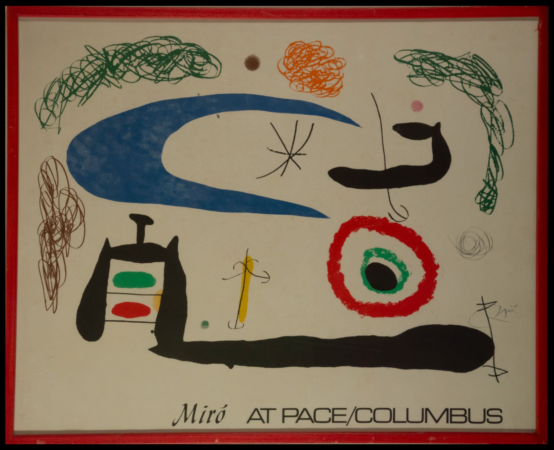 Poster, Joan Miró (Barcelona, ​​1893-Palma de Mallorca, 1983), 20th century