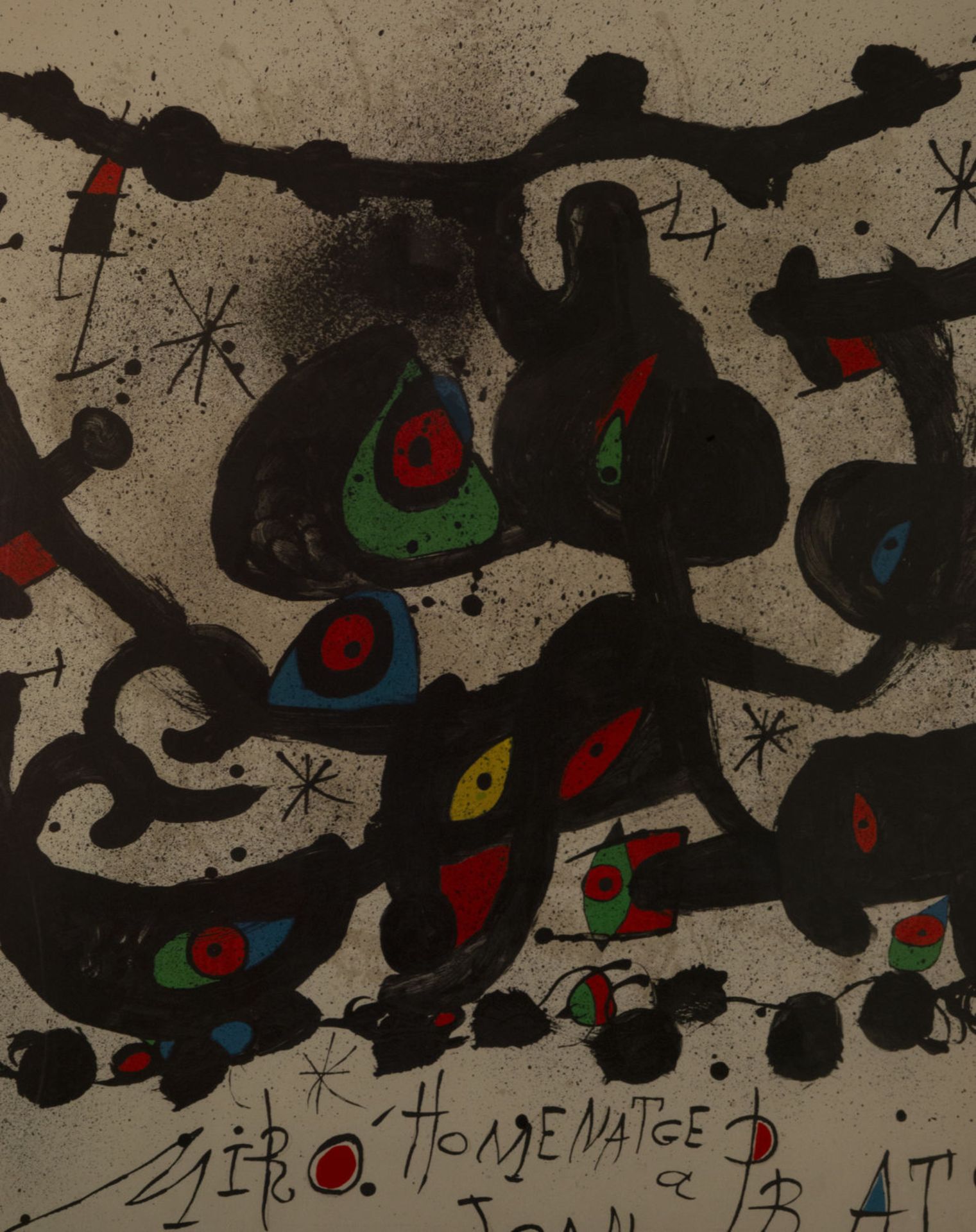 Poster, Joan Miró (Barcelona, ​​1893-Palma de Mallorca, 1983), 20th century