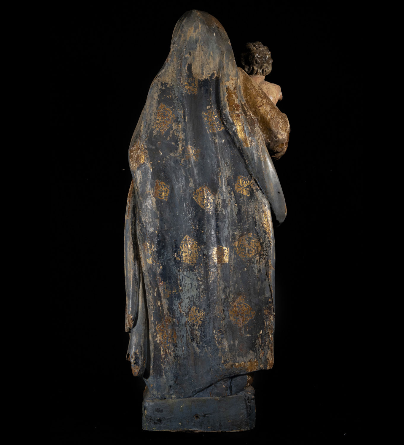 Large Portuguese Renaissance Virgin of the 16th century - Image 8 of 8