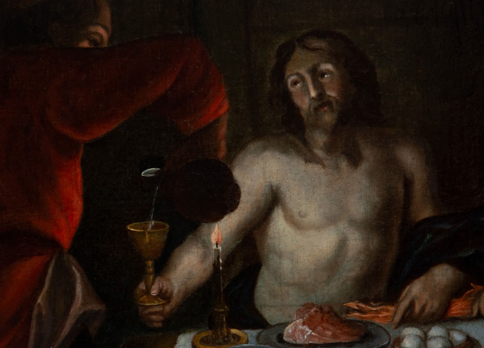 The Supper at Emmaus, Flemish school of Antwerp from the 17th century - Bild 4 aus 6