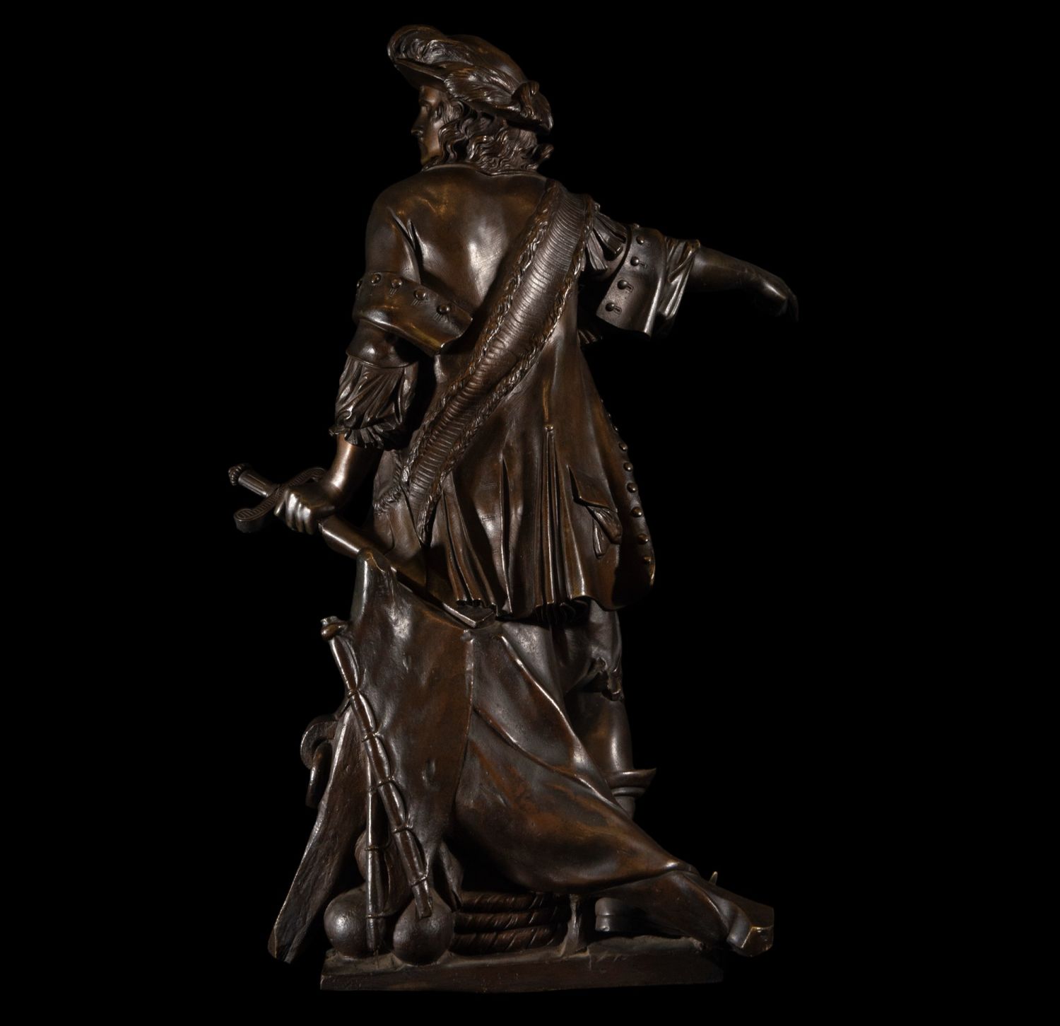 Pirate Barbarossa in Bronze Grand Tour, 19th century - Image 11 of 11