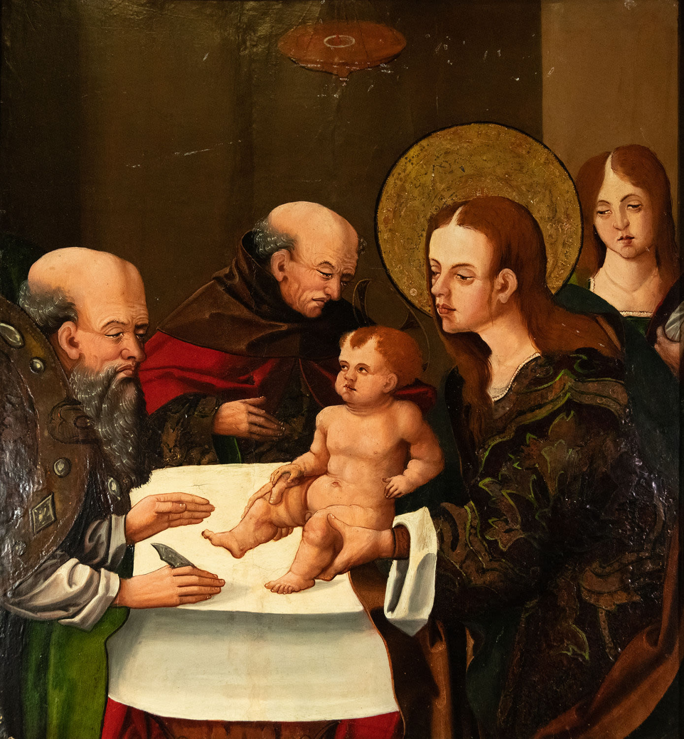 The Circumcision of Christ, Valencian school, manner of the Master of San Leocadio (Reggio Emilia, 1 - Image 2 of 4