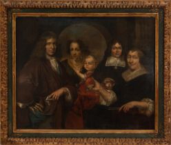 Family portrait, 17th century Flemish Anvers school