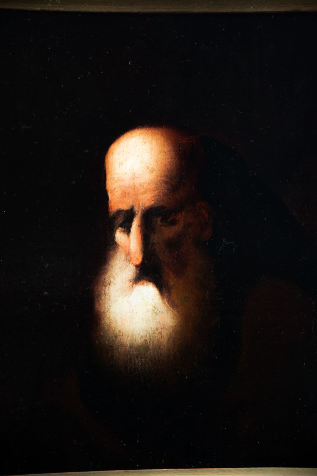 Portrait of an old man, 17th century Flemish school - Image 3 of 5