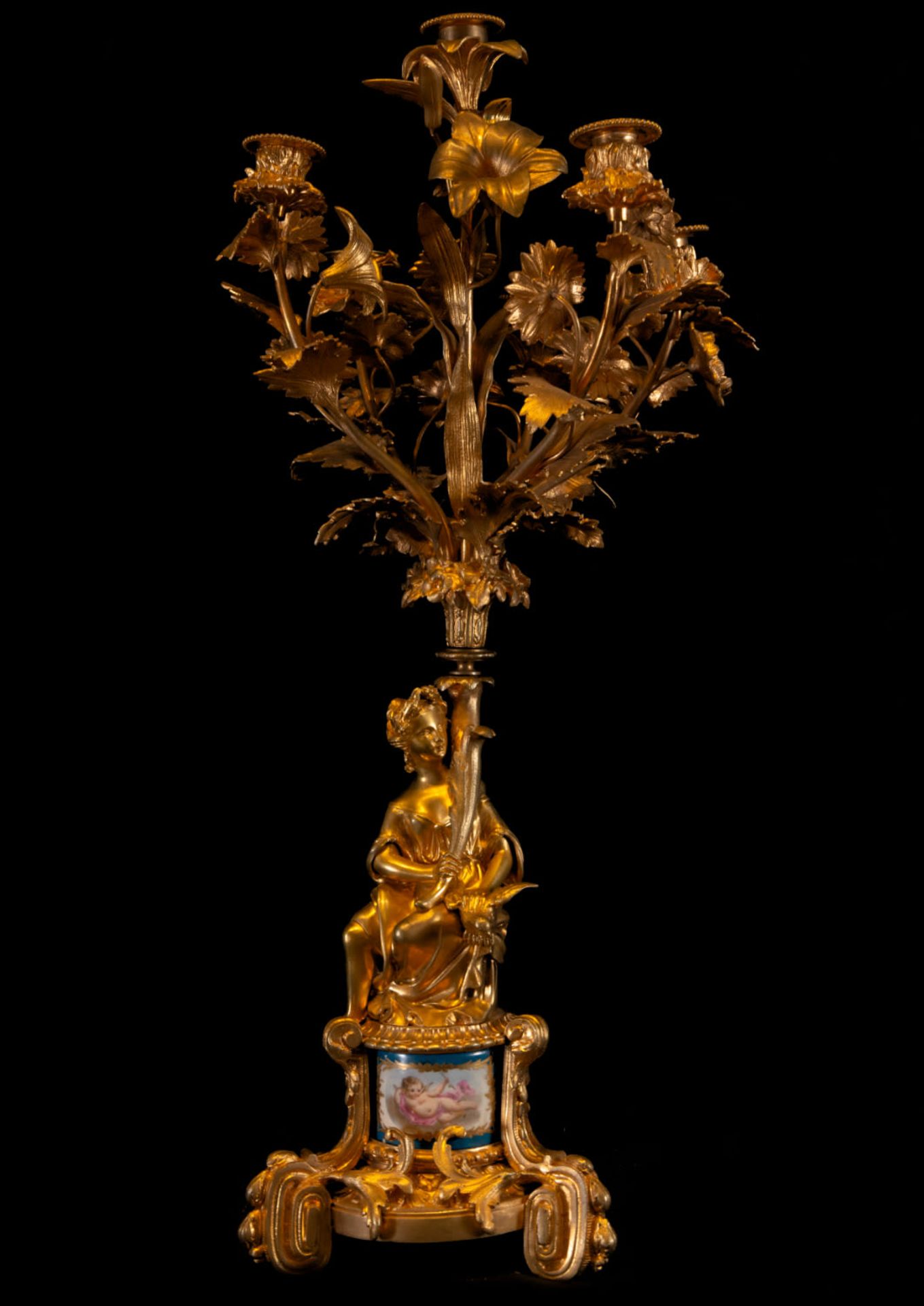 Important Napoleon III Grand Garrison clock in mercury-gilded bronze, France, 19th century - Image 3 of 14