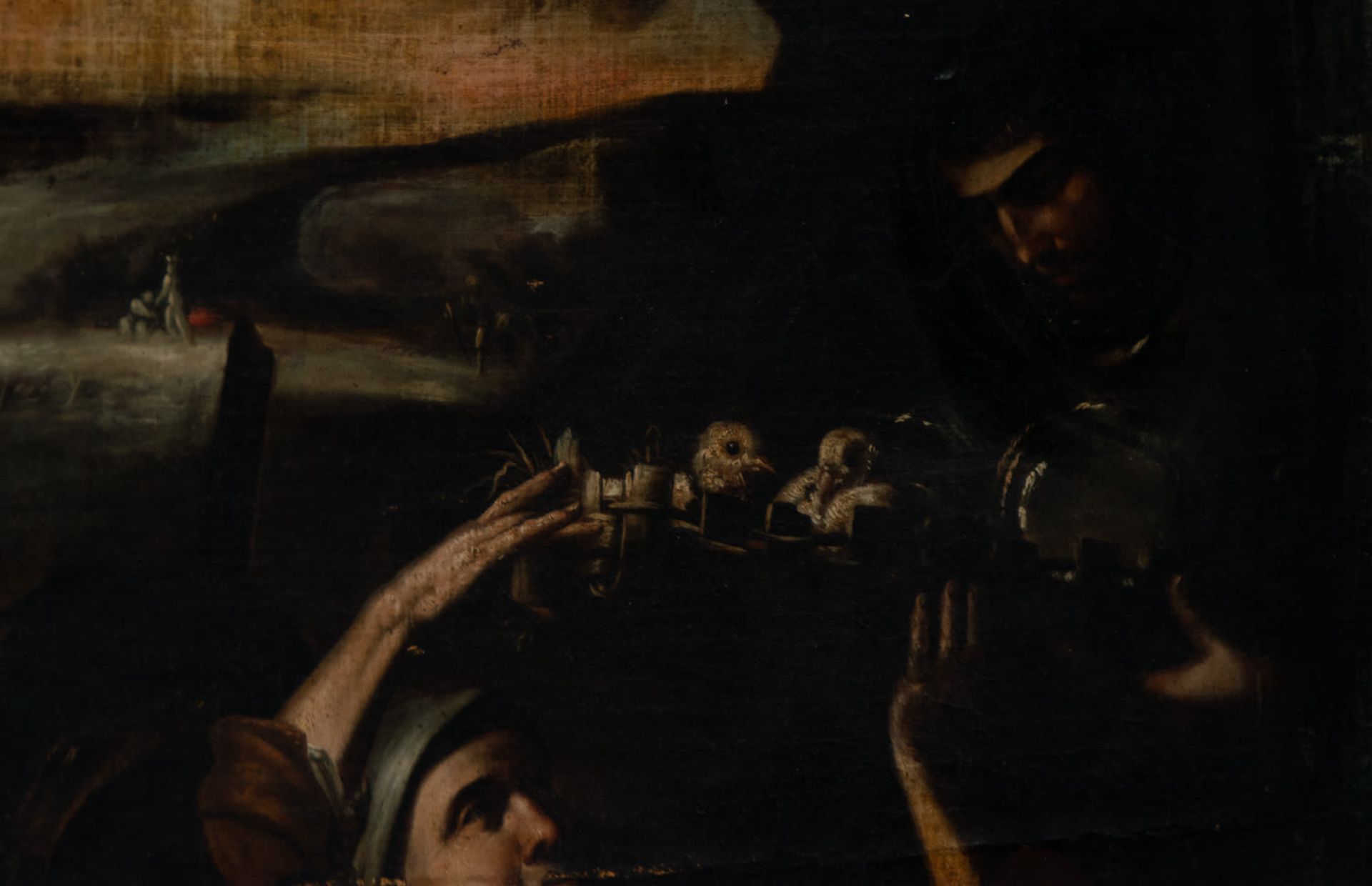 Very important Adoration of the Shepherds, workshop version of José de Ribera, Neapolitan school of  - Image 5 of 9