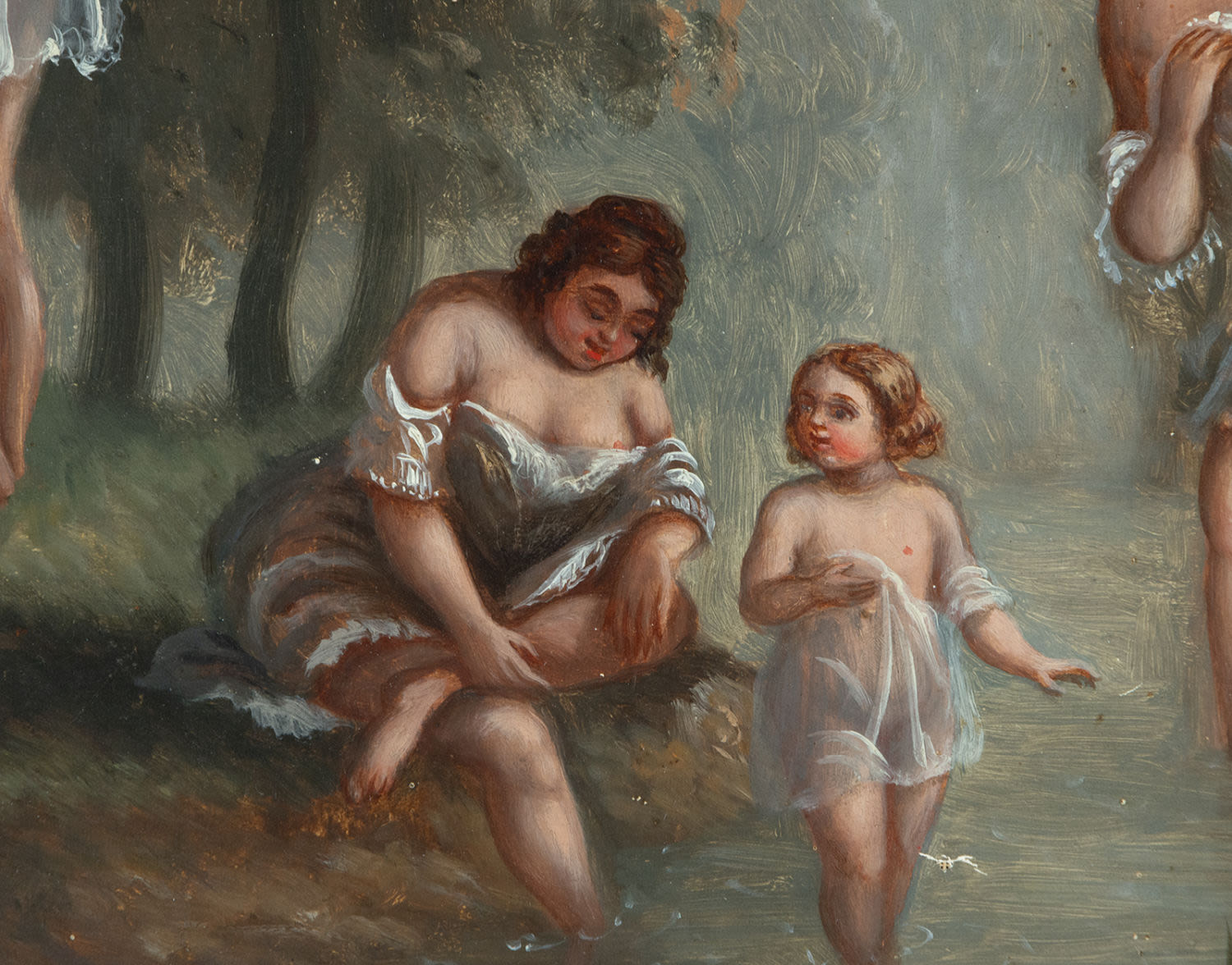 The Bath of Venus, 19th century Dutch school, oil on canvas - Image 3 of 7