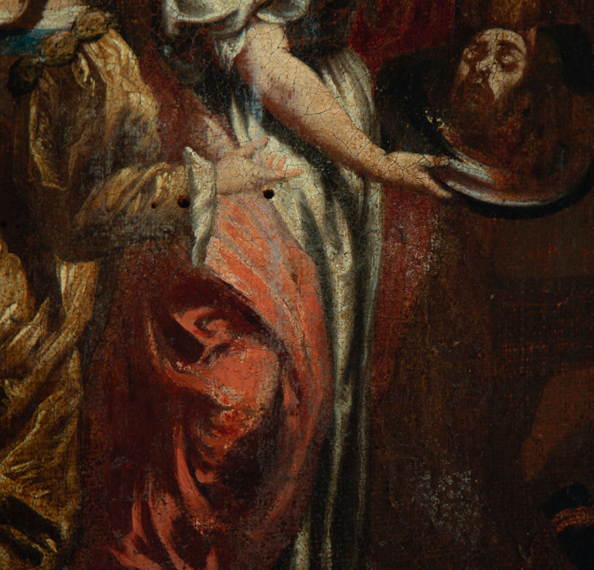 Judith with the head of Saint John the Baptist, 17th century Italian school - Image 7 of 10