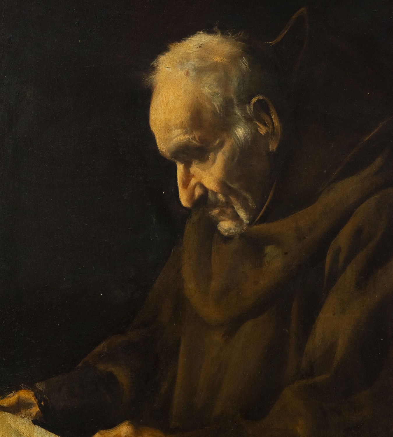 Portrait of a Monk, Peric Ferrer, 19th century - Image 3 of 6