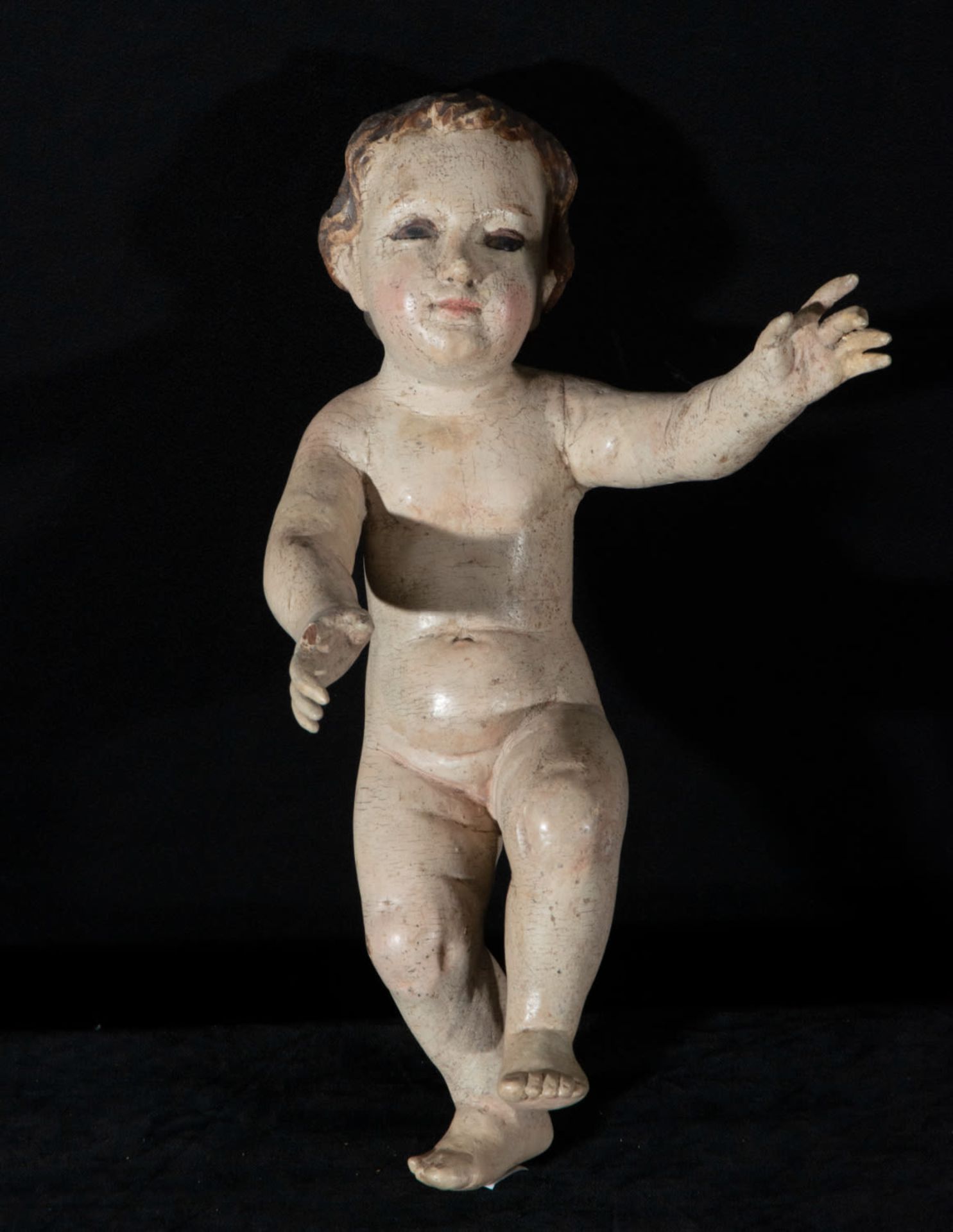 Colonial Baby Jesus for Guatemalan or Quiteño Nativity Scene, 18th century