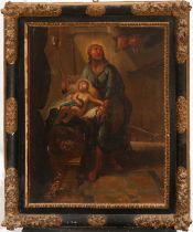 Saint Joseph with the Child in Arms, possibly Italian school of the 18th century