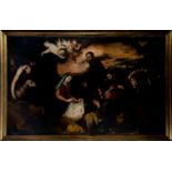 Very important Adoration of the Shepherds, workshop version of José de Ribera, Neapolitan school of 