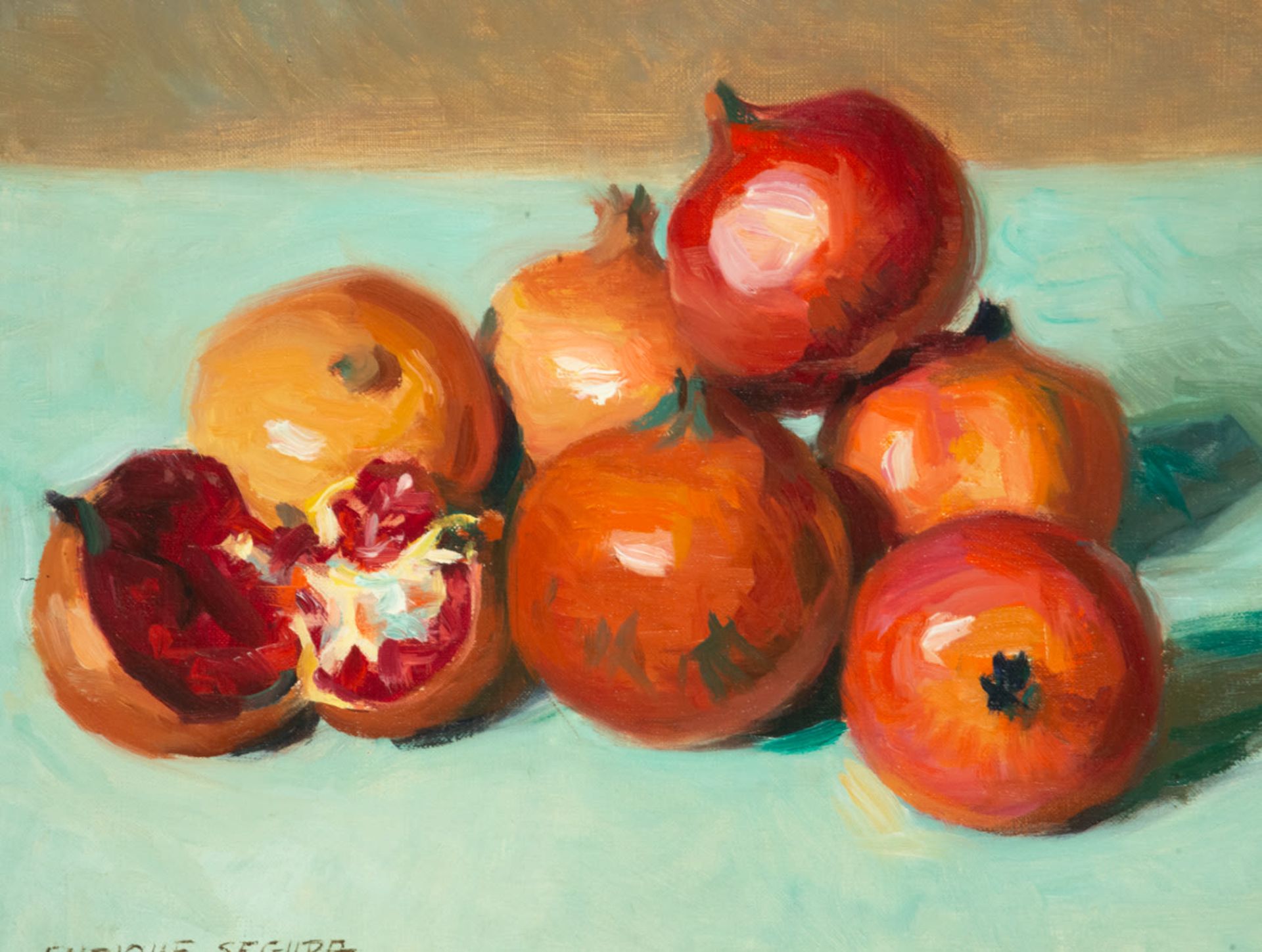 Still life of Granadas, Enrique Segura Enrique Segura Iglesias (1905-1994), 20th century - Bild 2 aus 4