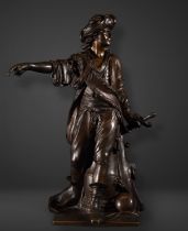 Pirate Barbarossa in Bronze Grand Tour, 19th century