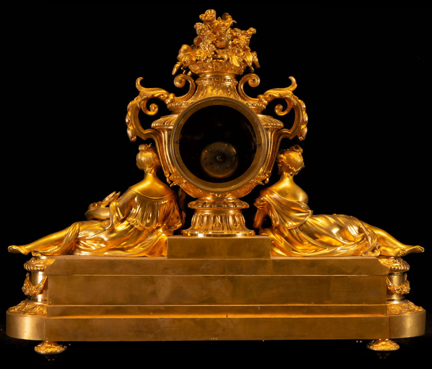 Important Napoleon III Grand Garrison clock in mercury-gilded bronze, France, 19th century - Image 14 of 14