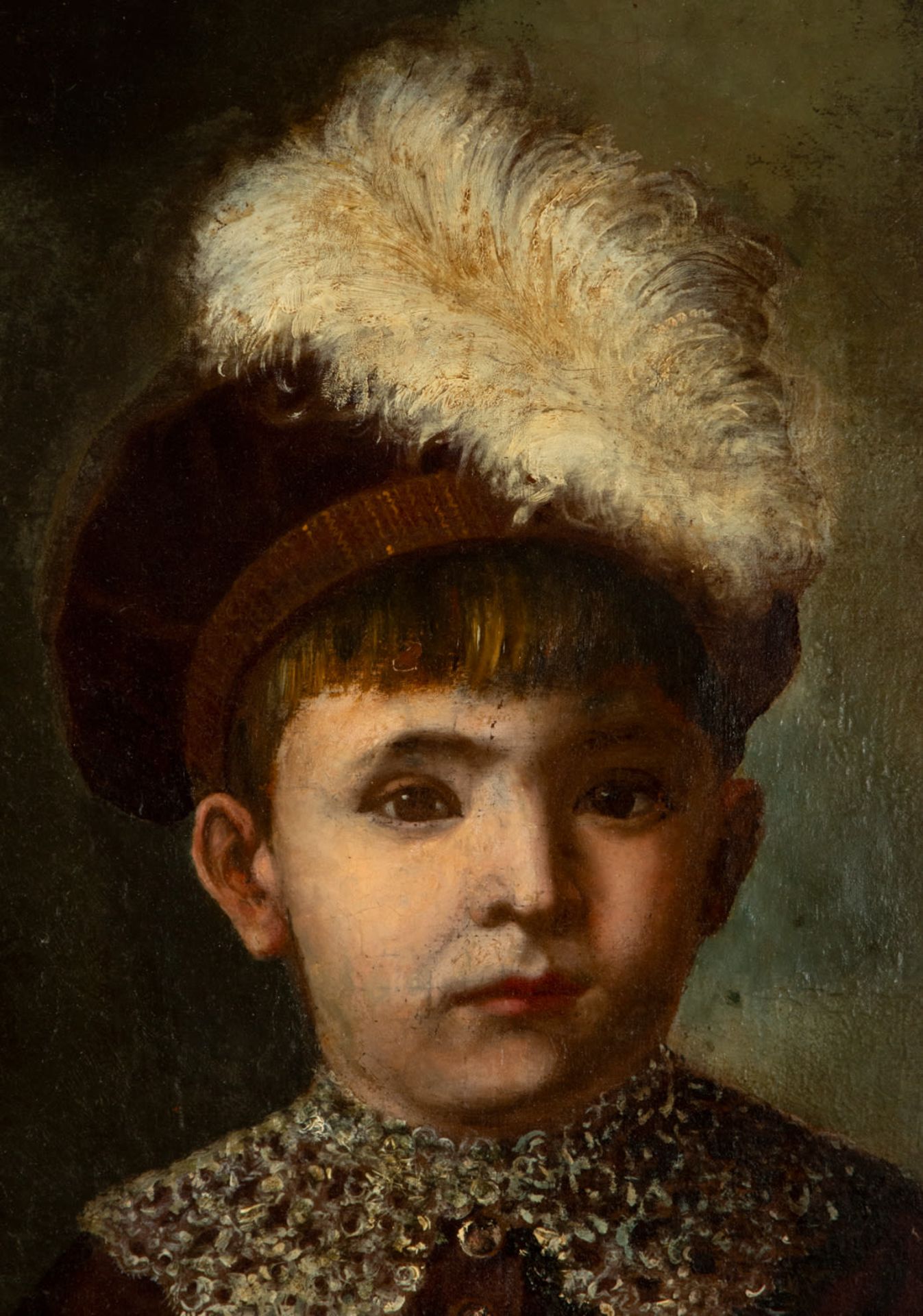 Portrait of a boy, 19th century - Image 3 of 4