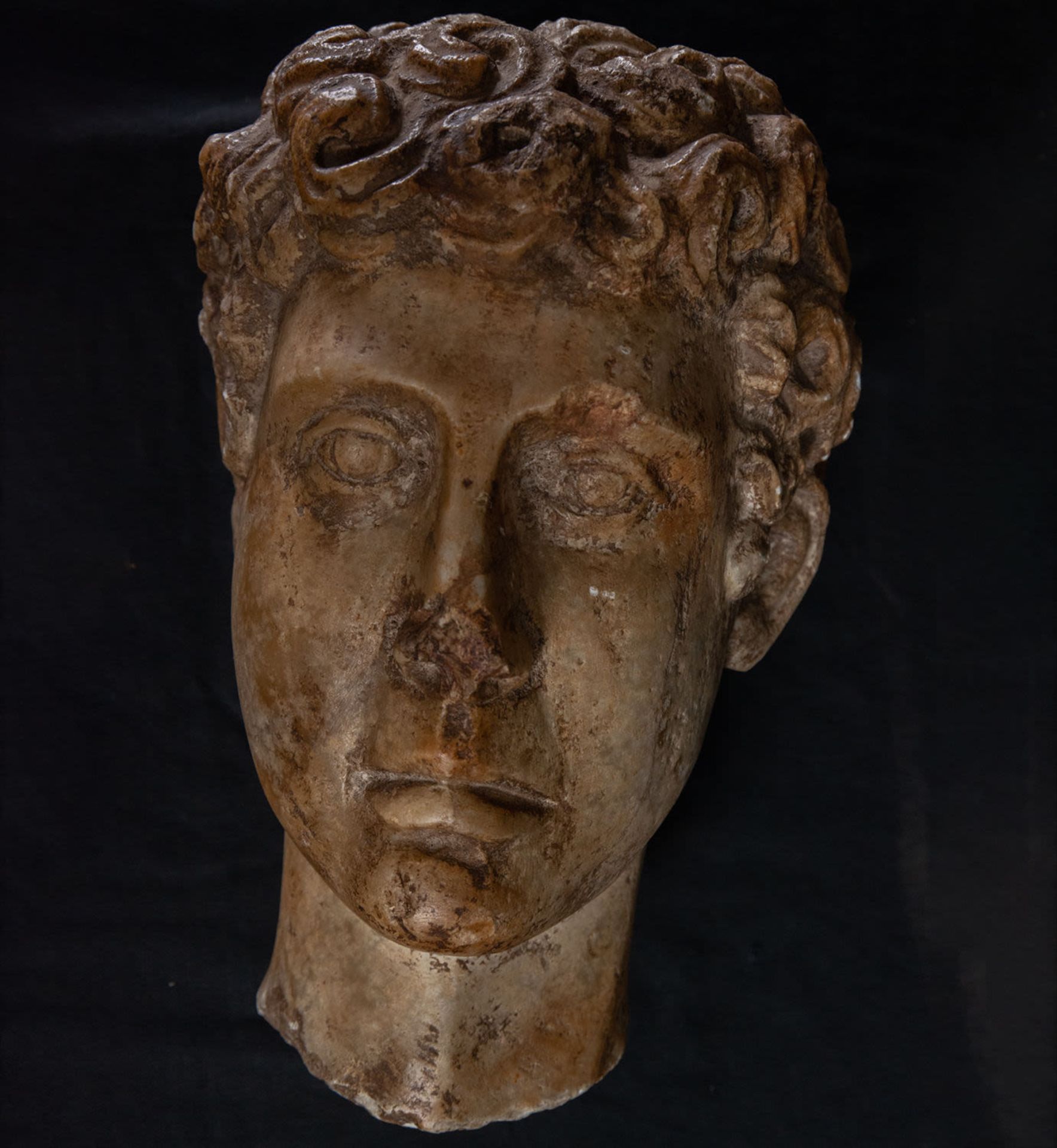 Head of Patrick in marble, 16th century Italian school - Bild 2 aus 3