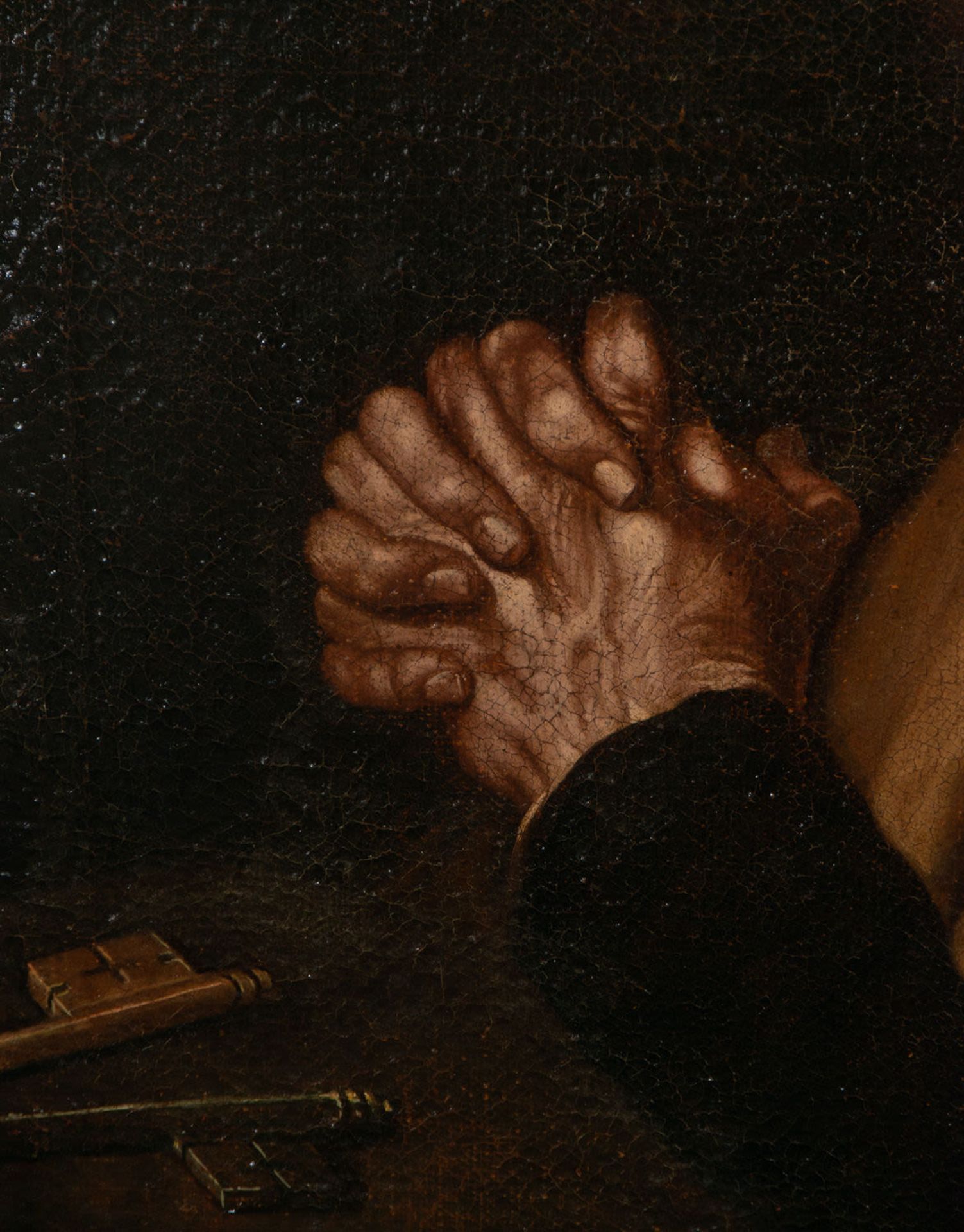 Penitent Saint Peter, Neapolitan school of the 17th century, follower of Giuseppe de Ribera - Image 2 of 3