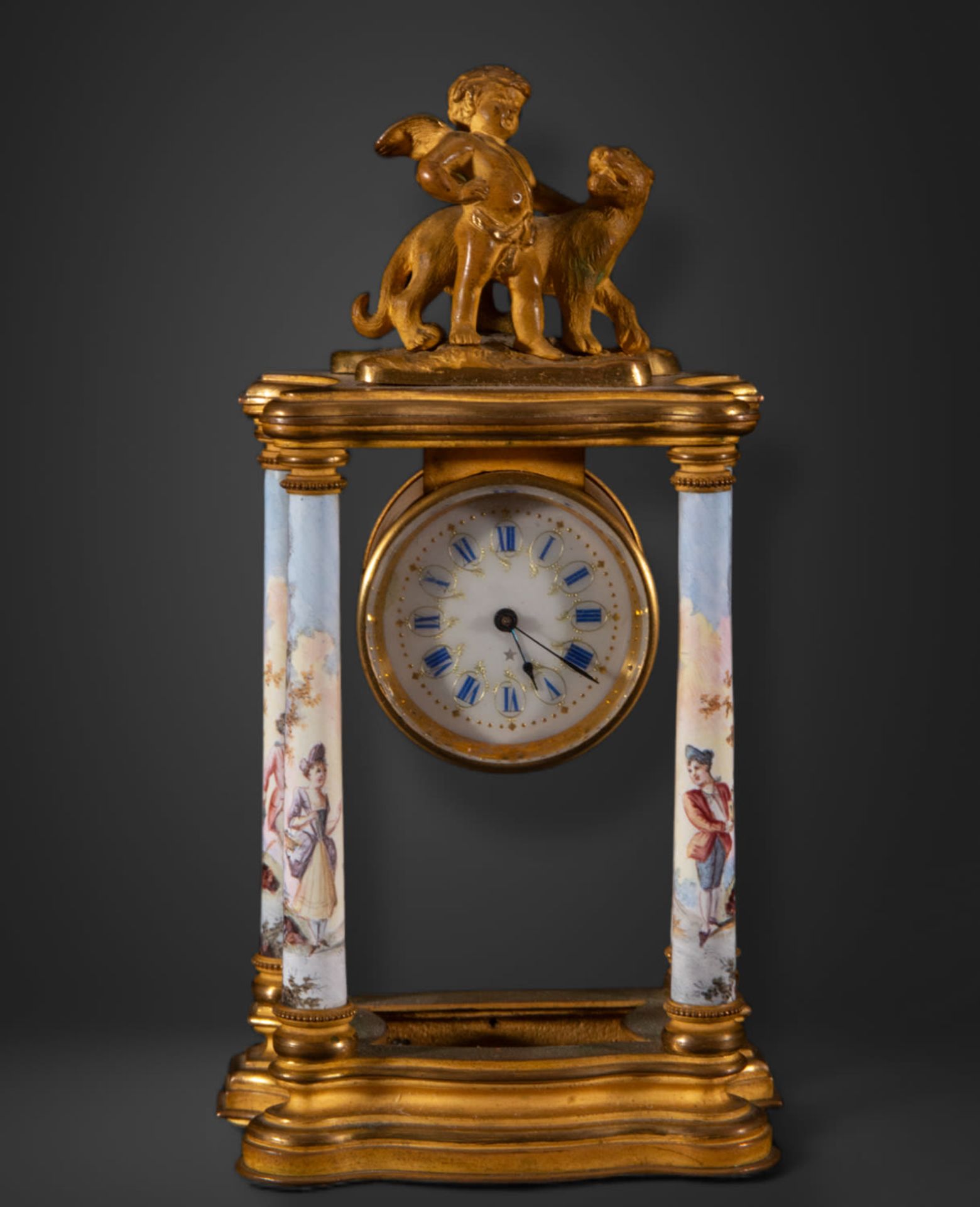 Austrian Portico Clock, 19th Century