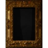 Baroque style frame in gilded wood, 19th century