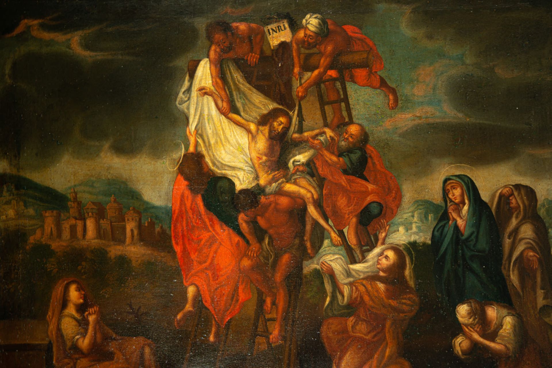 Jesus Descending from the Cross, Spanish school of the 17th century - Bild 4 aus 11