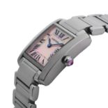 Cartier Tank Française in steel for women, model 2384