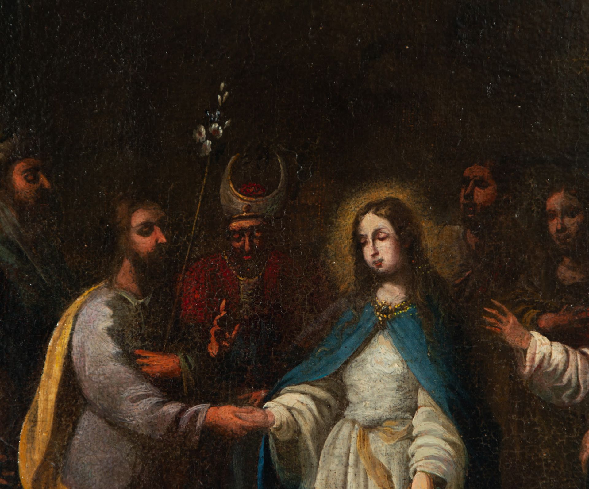 The Marriage of Mary, Italian school of the XVI XVII century - Bild 3 aus 6