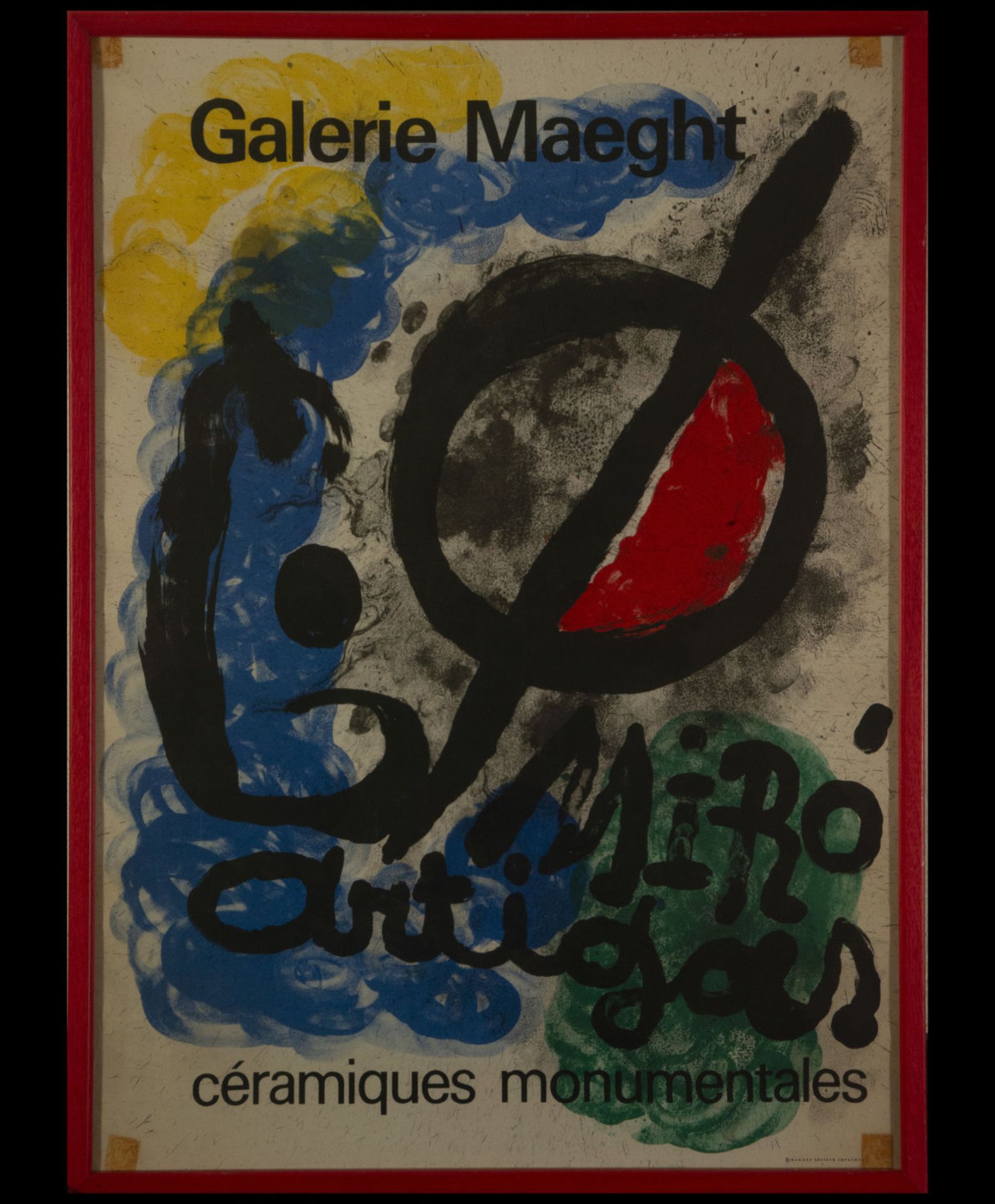 Poster, Joan Miró, Maeght Gallery