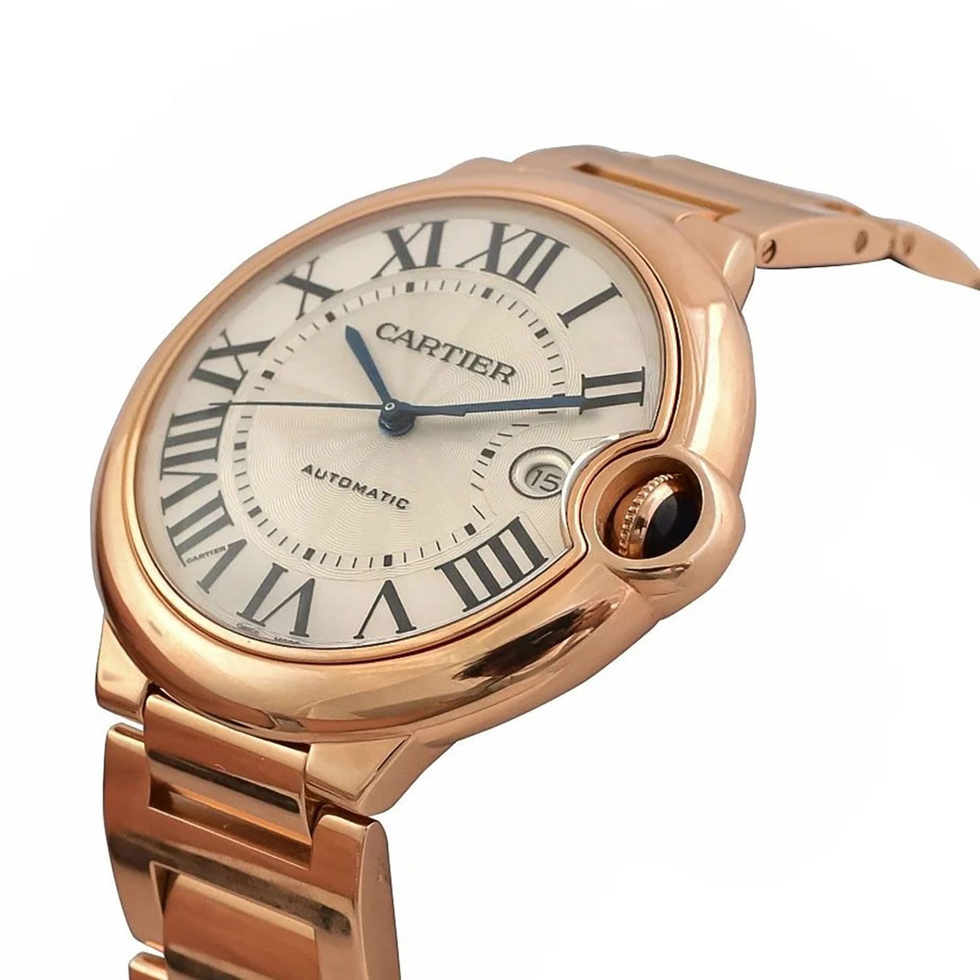 Cartier Ballon Bleu 2999 wristwatch in 18k solid gold, 41mm - Bild 2 aus 5