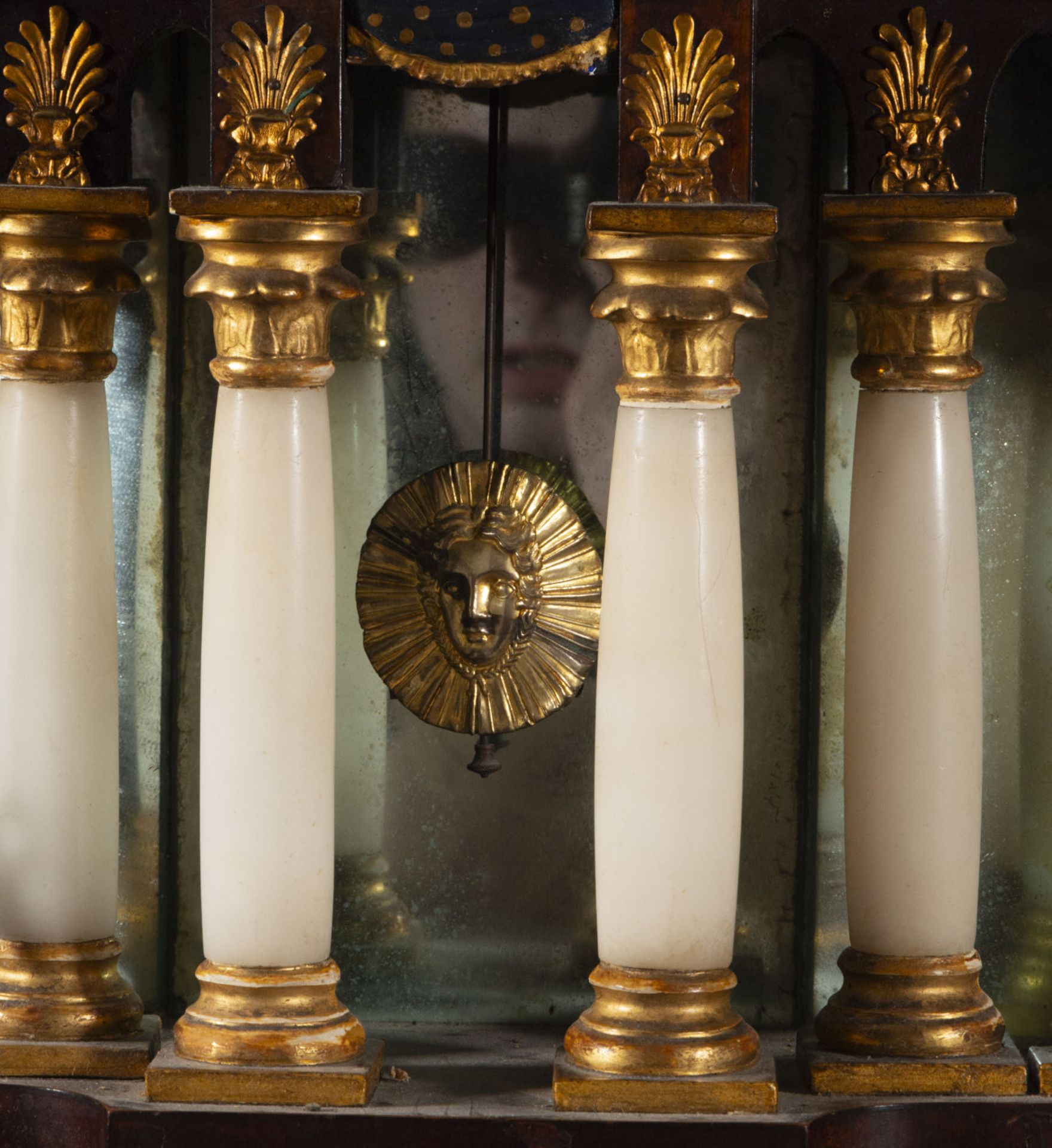 Large and Exquisite Bilderrahmen Table Clock with Automata from the late 19th century, Austria - Bild 14 aus 15