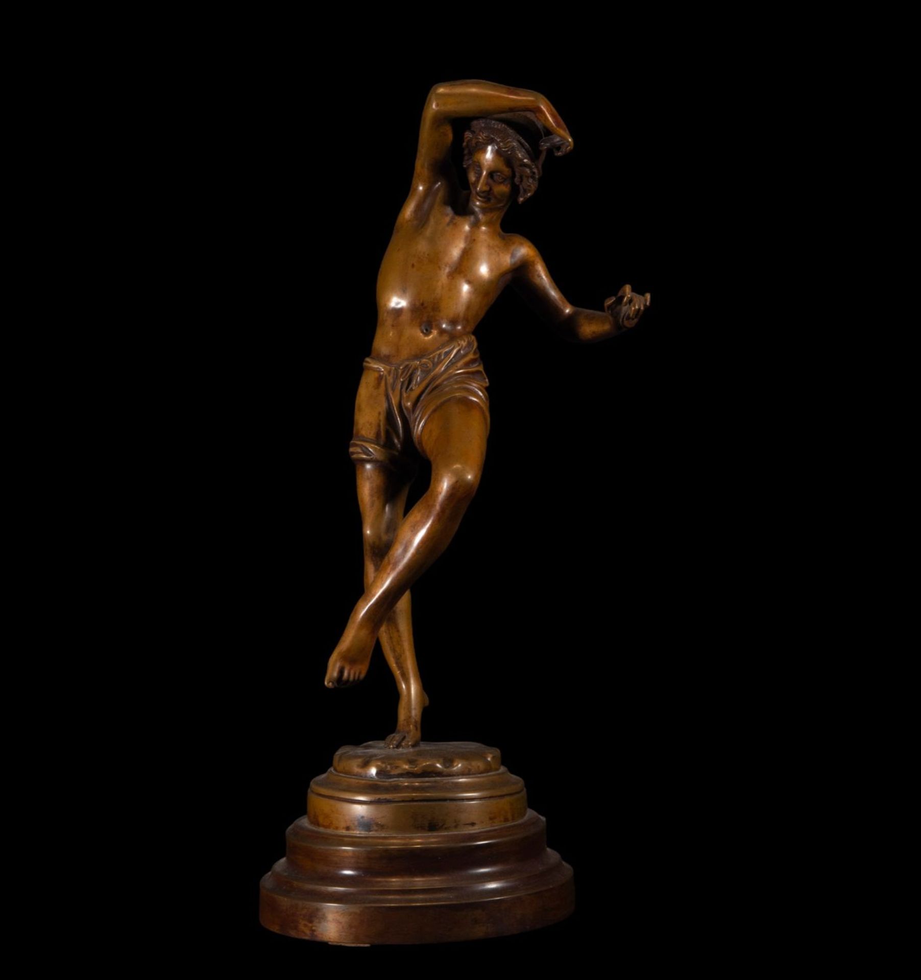 Pair of bronzes of a musician and dancer signed by Albert-Ernest Carrier Belleuse, 19th century - Bild 14 aus 14