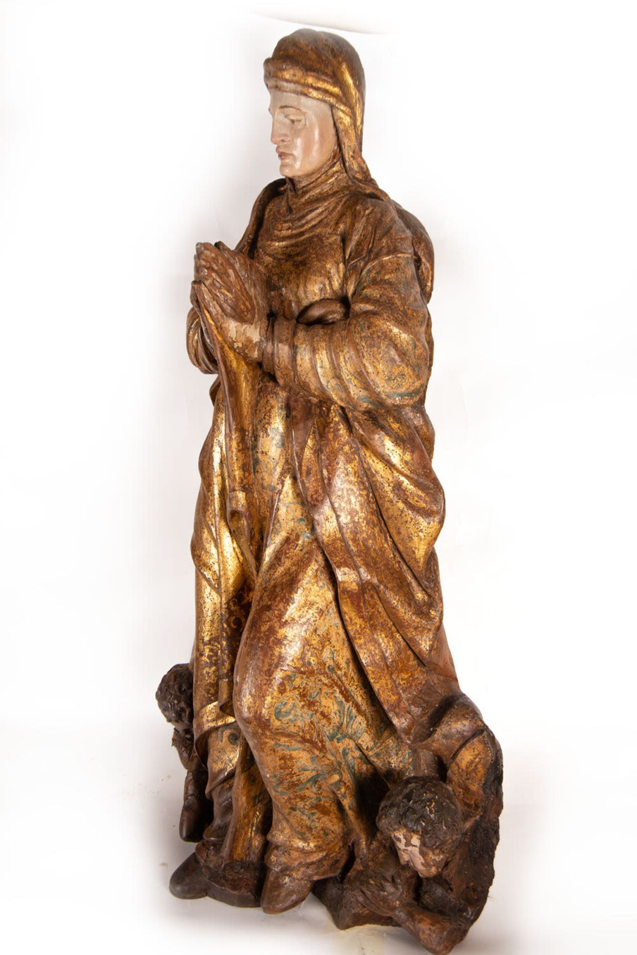 Important sculpture of Sainte Anne, school of Alonso de Berruguete (Paredes de Nava, c.1490-Toledo,  - Bild 11 aus 11