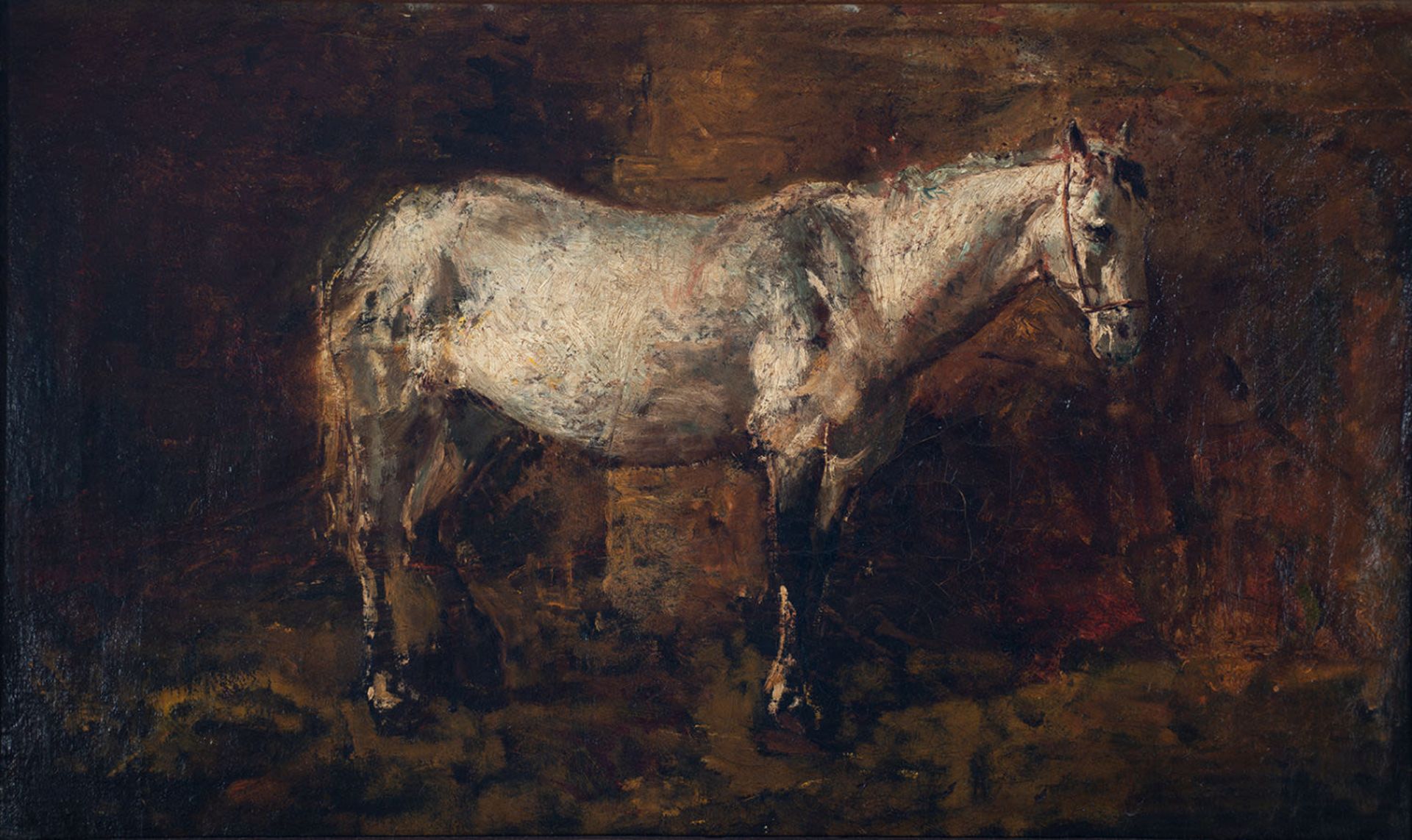 Manuel Domínguez Sánchez (1840 - 1906) Portrait of a horse - Bild 2 aus 4