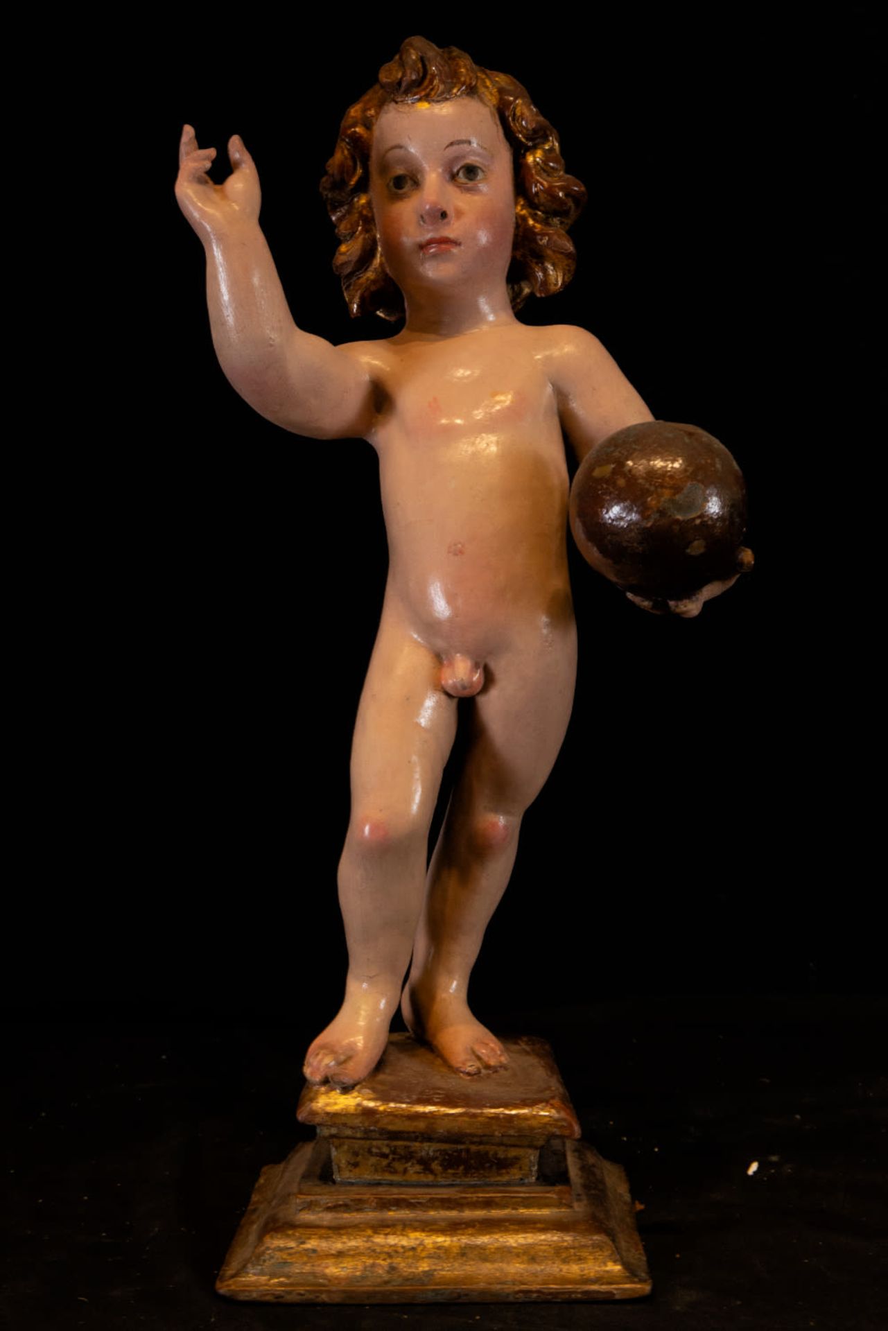 Sculpture of the Child of the Ball, Spanish school, 17th century
