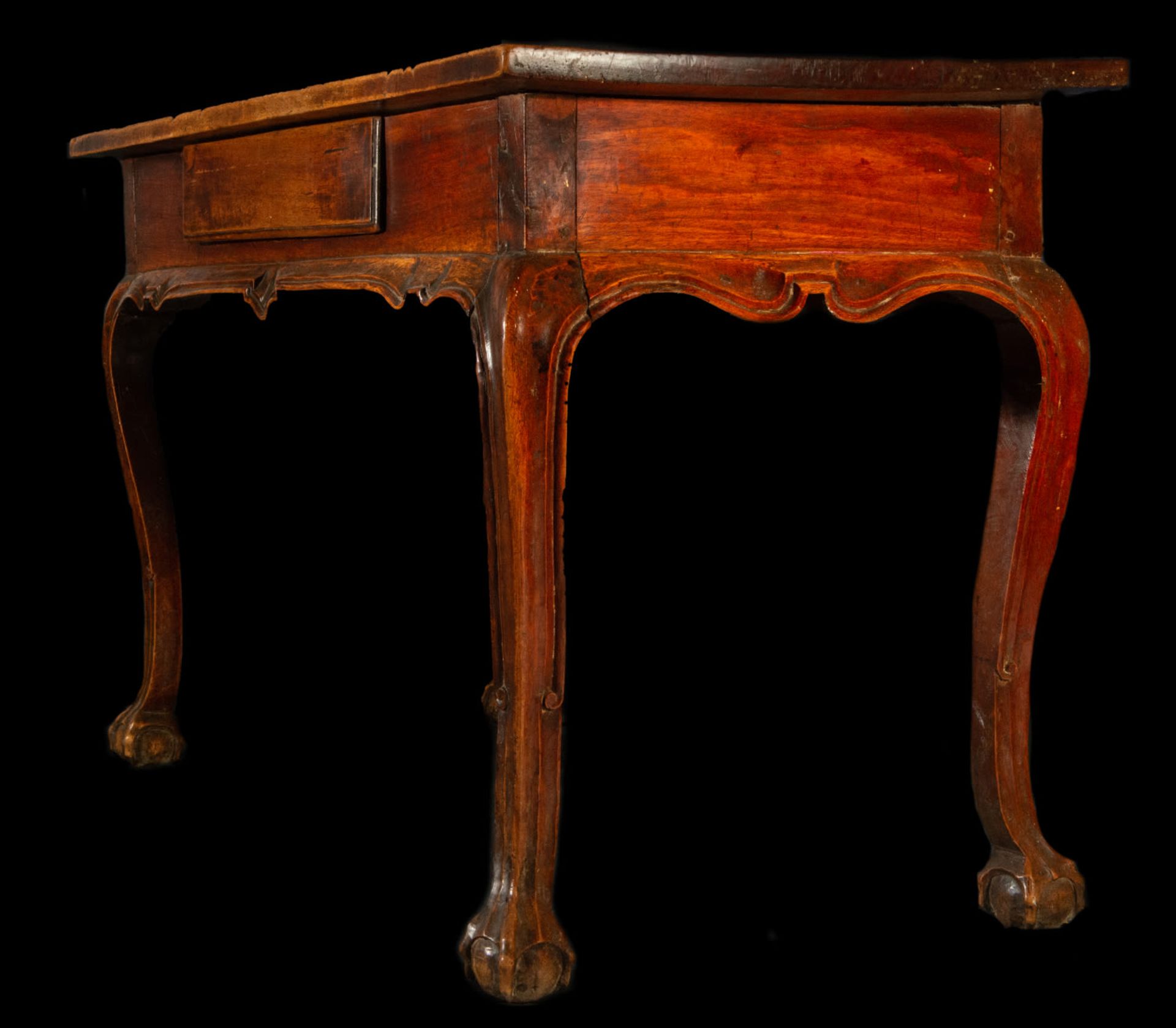Dutch colonial desk in mahogany wood, Netherlands Antilles, 18th century - Bild 2 aus 4